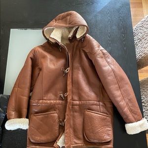 Men’s winter coat, size L, Brown